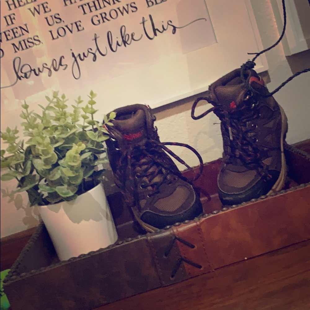 Hiking shoes!